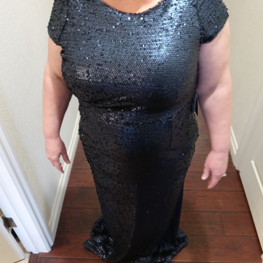 Adrianna Papell Sequin Dress